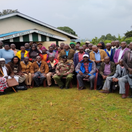 Kopsiro Peace Ambassador Pauses In A Group Photo During Their Training On 26th February 2026 Held At Church Of Christ Kapkirwok Church.