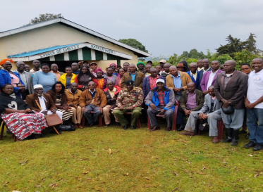 Kopsiro Peace Ambassador Pauses In A Group Photo During Their Training On 26th February 2026 Held At Church Of Christ Kapkirwok Church.